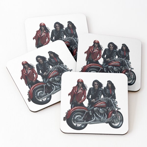 Item preview, Youth gang Motorcyclist rider group on classic motorcycle designed and sold by Carlos Gudino.