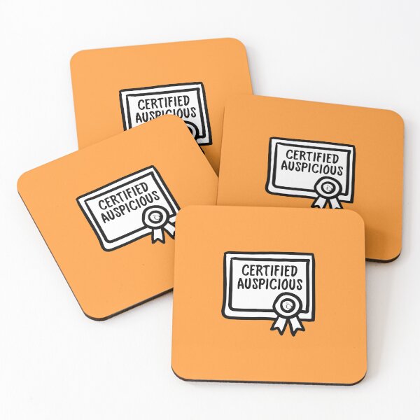 Item preview, Certified Auspicious designed and sold by Peter Fyfe's Squalid Little Merch Shop.