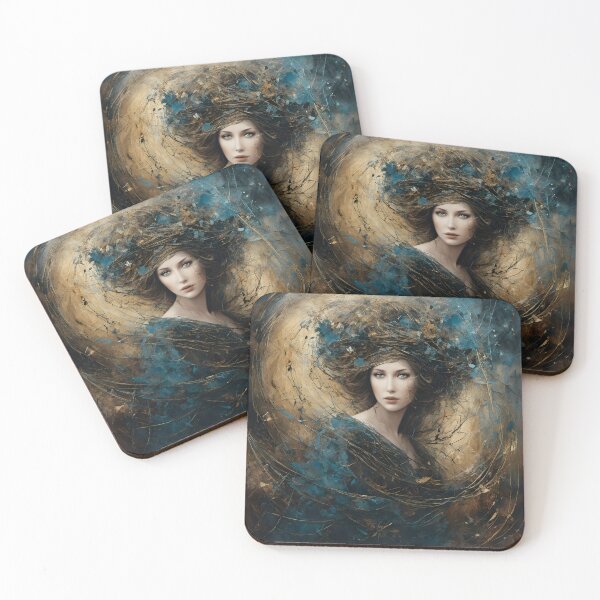 Item preview, Mysterious Lady of Autumn designed and sold by Red Witch Art.