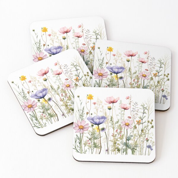 Artikelvorschau, Wildblumen Aquarell entworfen und verkauft von aishacloset.