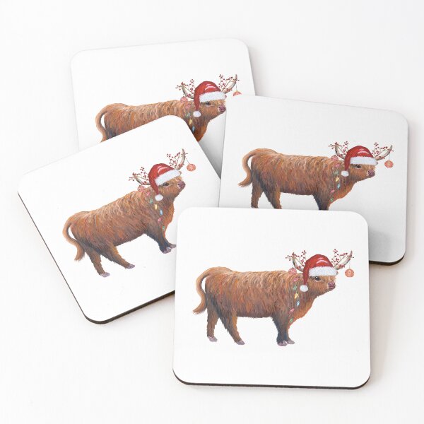 Item preview, Highland Cow Christmas designed and sold by Roy & Tiffany.