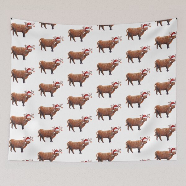 Item preview, Highland Cow Christmas designed and sold by Roy & Tiffany.