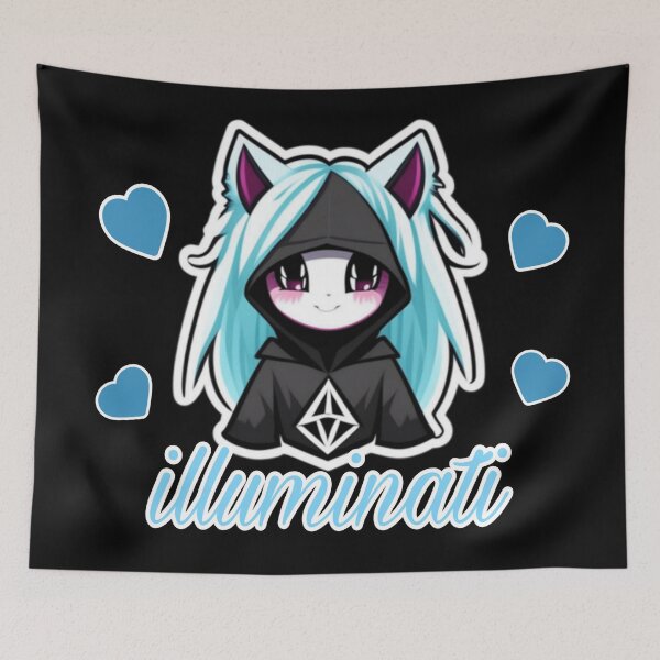 Item preview, Kawaii cute illuminati  designed and sold by Roxburylane.