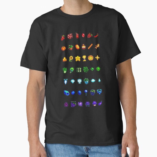 Vista previa del artículo con la obra «Carta de colores de Stardew Valley», diseñado y vendido por STAYOKBRAND.