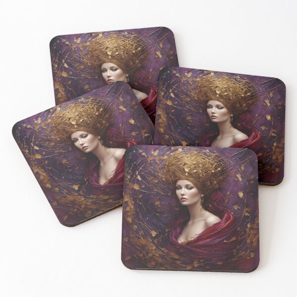 Item preview, Mysterious Lady of Autumn designed and sold by Red Witch Art.