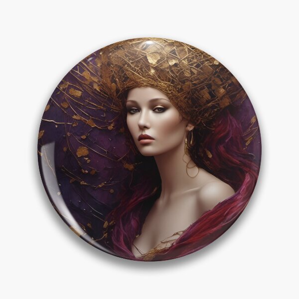 Item preview, Mysterious Lady of Autumn designed and sold by Red Witch Art.