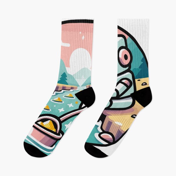 Item preview, Robot Fisherman: Tranquility by the Lakeside designed and sold by OniumEth.