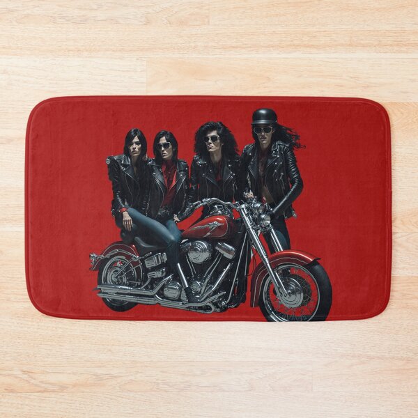 Item preview, Riders Woman group on classic motorcycle on the road designed and sold by Carlos Gudino.
