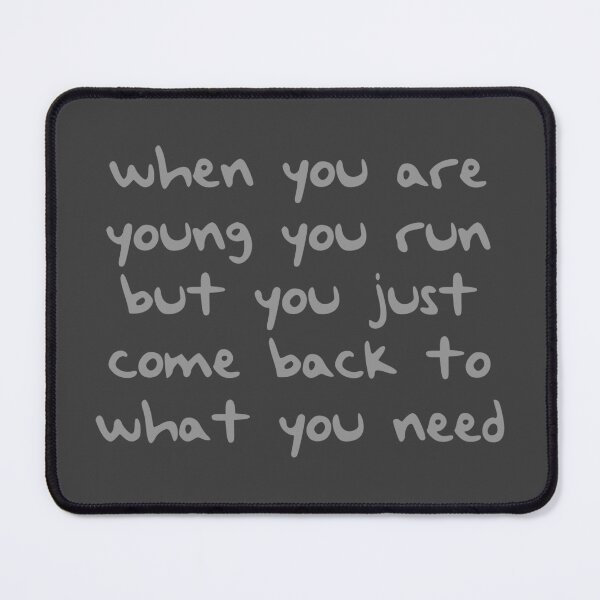 Item preview, when you are young you run but you just came back to what you need tv designed and sold by DelfisArt.