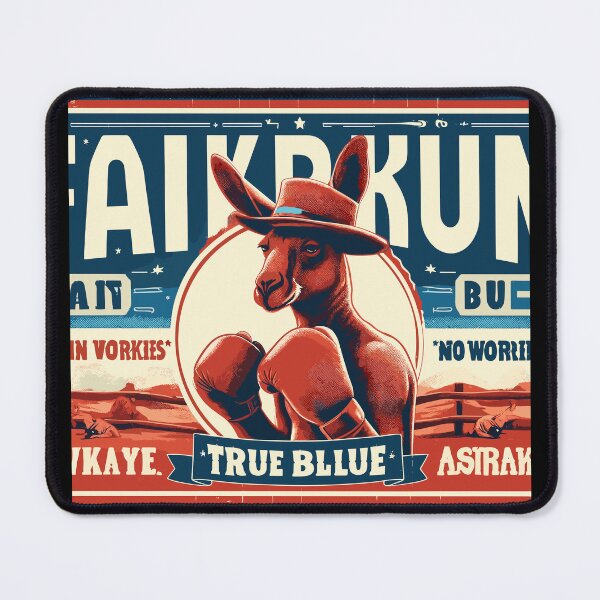 Item preview, (FAIR DINKUM) NO WORRIES ROO 'TRUE BLUE'  designed and sold by Takin-Thepiss.