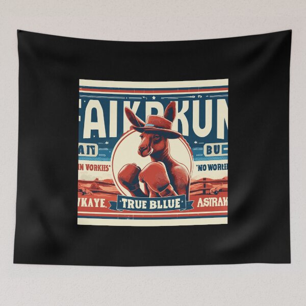 Item preview, (FAIR DINKUM) NO WORRIES ROO 'TRUE BLUE'  designed and sold by Takin-Thepiss.