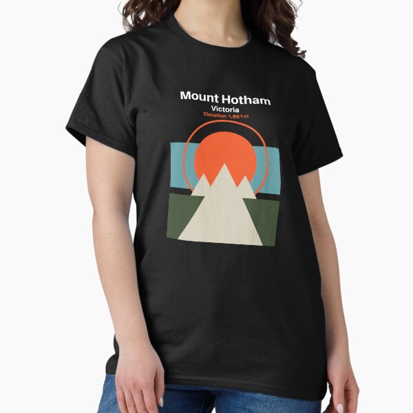 Item preview, Mount Hotham sun and mountains (reverse) designed and sold by rillak.
