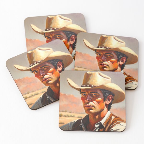 Item preview, Western Cowboy Portrait  designed and sold by Gabriela McDaniel.