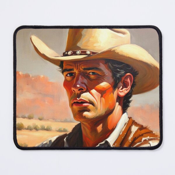 Item preview, Western Cowboy Portrait  designed and sold by Gabriela McDaniel.