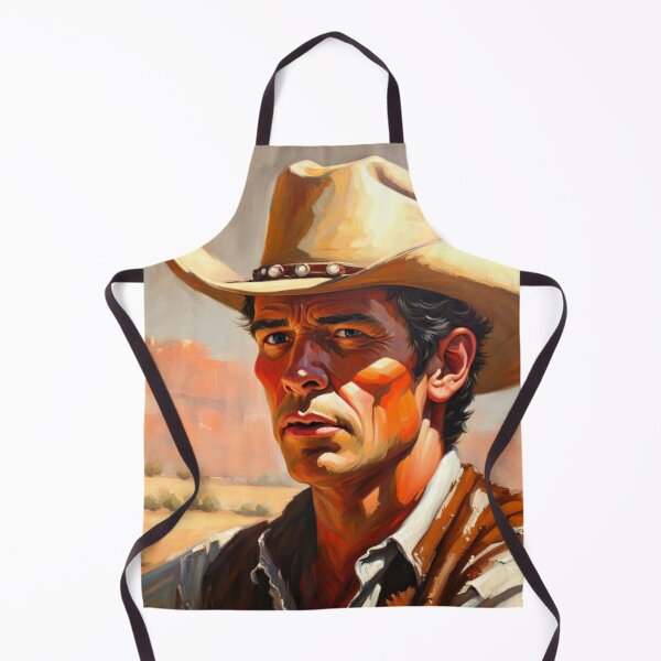 Item preview, Western Cowboy Portrait  designed and sold by Gabriela McDaniel.