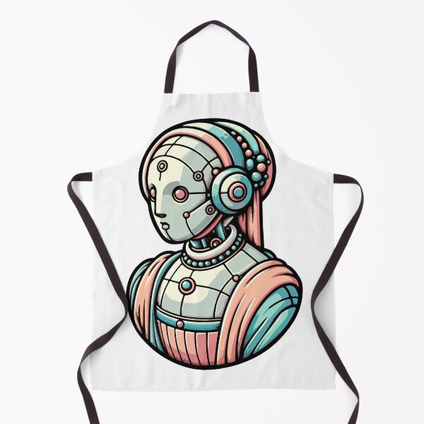 Item preview, Renaissance-Inspired Female Robot Portrait designed and sold by OniumEth.