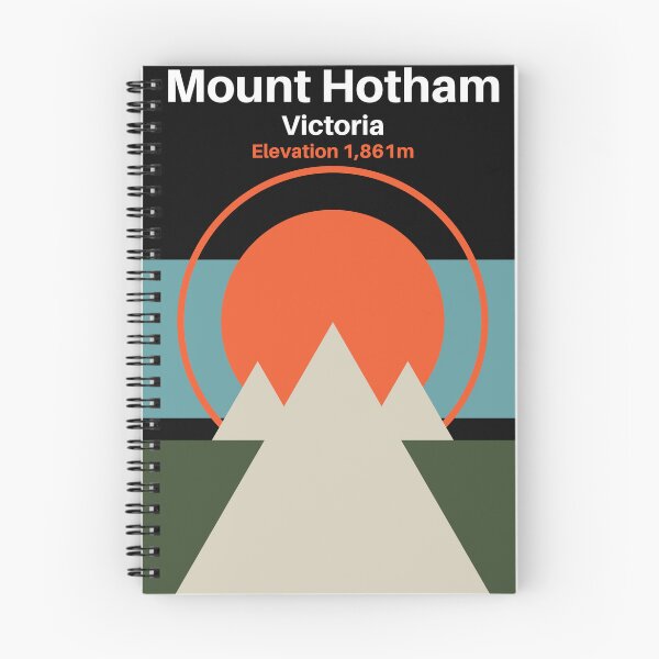 Item preview, Mount Hotham sun and mountains (reverse) designed and sold by rillak.