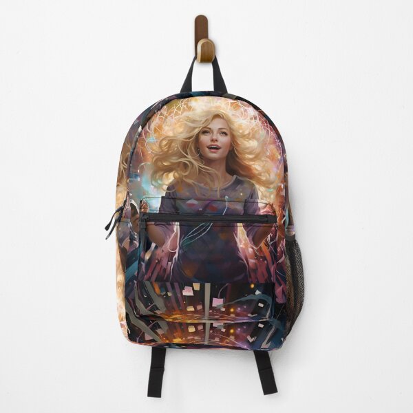 Item preview, Woman stepping through the door of technology designed and sold by AI-Only Creations.
