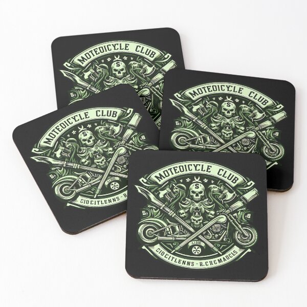Item preview, Asphalt Rebels Motorcycle Biker Skulls designed and sold by Thyson.