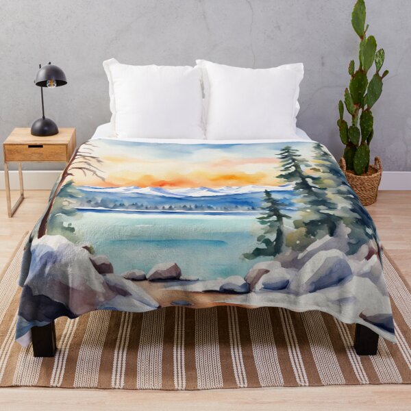 Item preview, Watercolor Lake Tahoe  designed and sold by Gabriela McDaniel.
