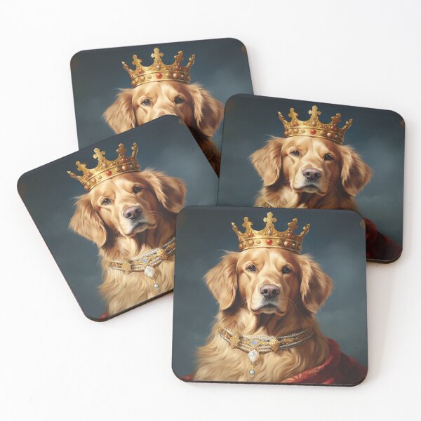 Item preview, God save the Golden Retriever, the king of dogs designed and sold by WallyPink.