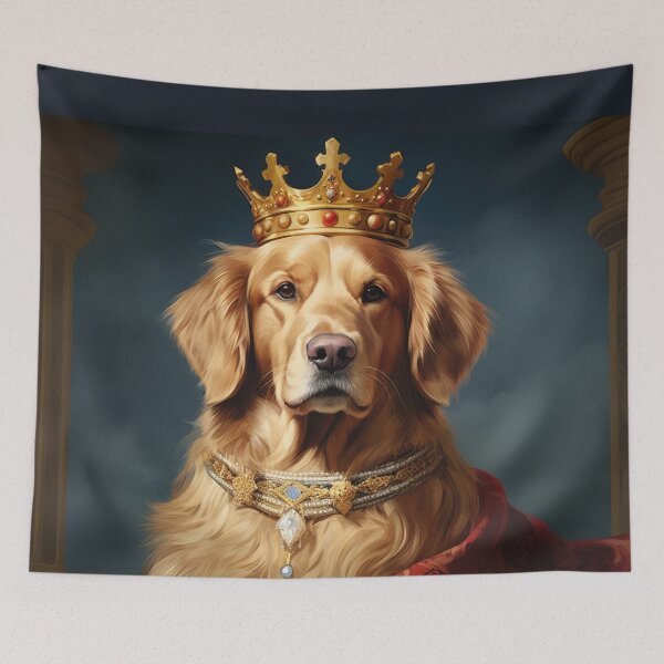 Item preview, God save the Golden Retriever, the king of dogs designed and sold by WallyPink.