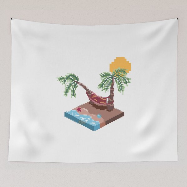 Item preview, Isometric of Beach in pixel art designed and sold by Ekira Pop Pixel.