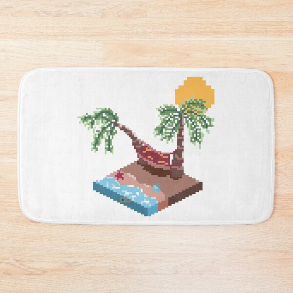 Item preview, Isometric of Beach in pixel art designed and sold by Ekira Pop Pixel.