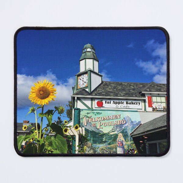 Item preview, Colorful Poulsbo Mural and Outdoor Scene designed and sold by emscaroline.
