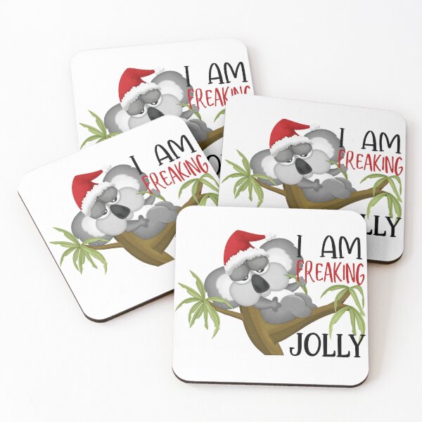 Item preview, I am freaking jolly Christmas koala designed and sold by roundowl.