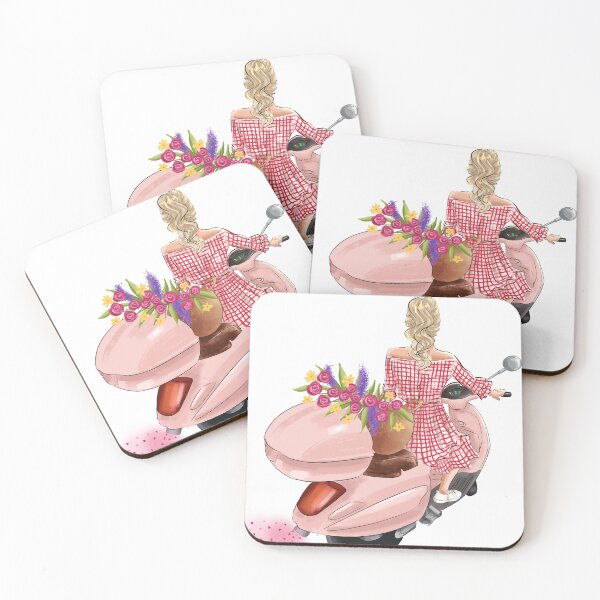 Item preview, Blonde girl on motocycle designed and sold by reyniramirezfi.