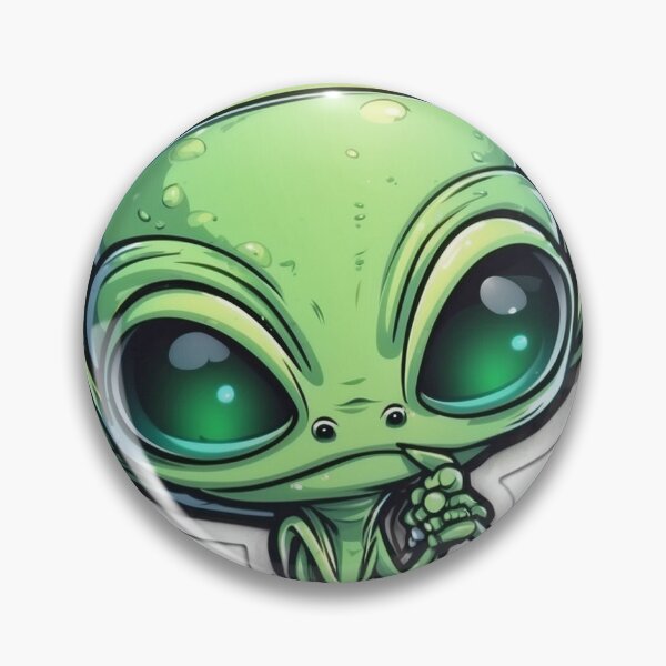 Item preview, Green Baby Alien Sticker designed and sold by KeyDesignx.