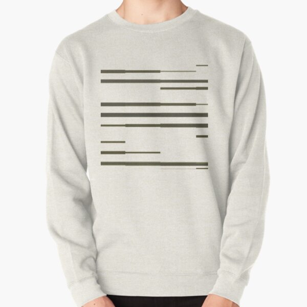 Parallel, Pattern, design, tracery, weave, drawing, figure, picture Pullover Sweatshirt