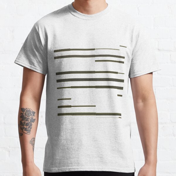Parallel, Pattern, design, tracery, weave, drawing, figure, picture Classic T-Shirt