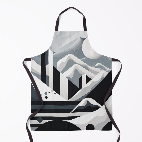 Artikelvorschau, Entdecken Sie "Simplistic & Minimalistic Snowy Winter Alps" mit Bauhaus-Flair entworfen und verkauft von ArtificialGenes.