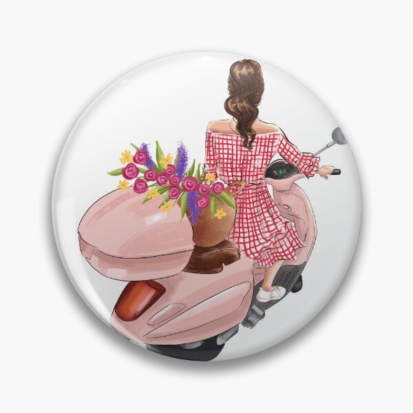 Item preview, Brown hair on  motorcycle designed and sold by reyniramirezfi.