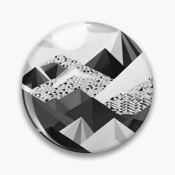 Artikelvorschau, Entdecken Sie "Simplistic & Minimalistic Snowy Winter Alps" mit Bauhaus-Flair entworfen und verkauft von ArtificialGenes.
