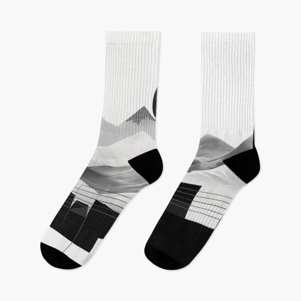 Artikelvorschau, Entdecken Sie "Simplistic & Minimalistic Snowy Winter Alps" mit Bauhaus-Flair entworfen und verkauft von ArtificialGenes.