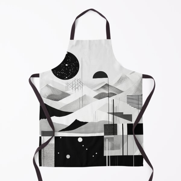Item preview, Explore "Simplistic & Minimalistic Snowy Winter Alps" with Bauhaus Flair designed and sold by ArtificialGenes.