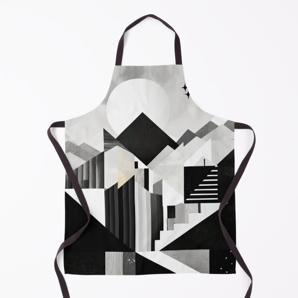 Item preview, Explore "Simplistic & Minimalistic Snowy Winter Alps" with Bauhaus Flair designed and sold by ArtificialGenes.