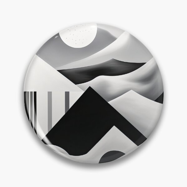 Artikelvorschau, Entdecken Sie "Simplistic & Minimalistic Snowy Winter Alps" mit Bauhaus-Flair entworfen und verkauft von ArtificialGenes.