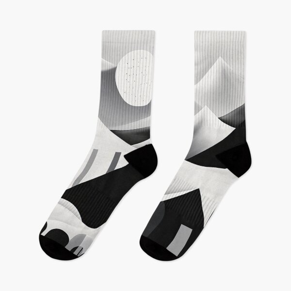 Artikelvorschau, Entdecken Sie "Simplistic & Minimalistic Snowy Winter Alps" mit Bauhaus-Flair entworfen und verkauft von ArtificialGenes.