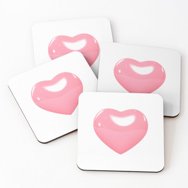Item preview, Light Pink Metallic Heart designed and sold by bubblesjpeg.