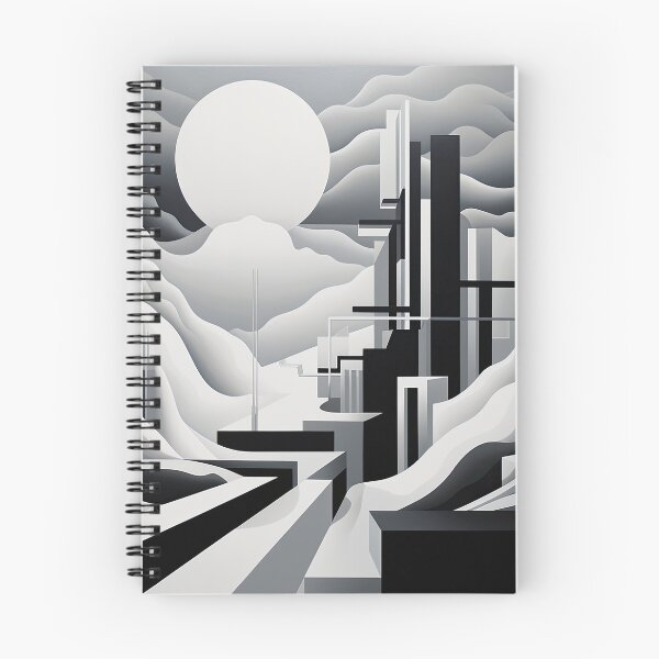 Item preview, Explore "Simplistic & Minimalistic Snowy Winter Alps" with Bauhaus Flair designed and sold by ArtificialGenes.