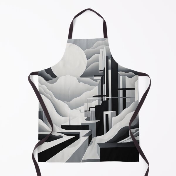Item preview, Explore "Simplistic & Minimalistic Snowy Winter Alps" with Bauhaus Flair designed and sold by ArtificialGenes.
