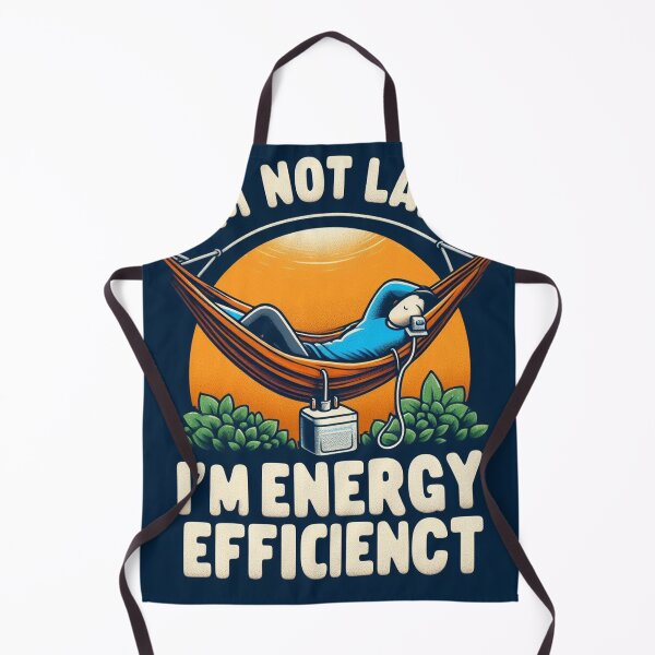 Item preview, I'm Not Lazy, I'm Energy Efficient designed and sold by Wonderall.