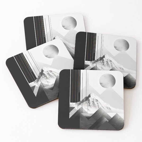 Artikelvorschau, Entdecken Sie "Simplistic & Minimalistic Snowy Winter Alps" mit Bauhaus-Flair entworfen und verkauft von ArtificialGenes.