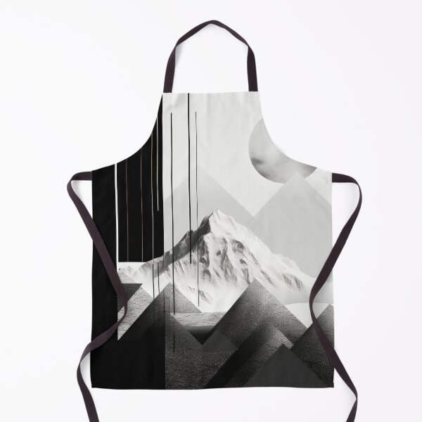 Artikelvorschau, Entdecken Sie "Simplistic & Minimalistic Snowy Winter Alps" mit Bauhaus-Flair entworfen und verkauft von ArtificialGenes.