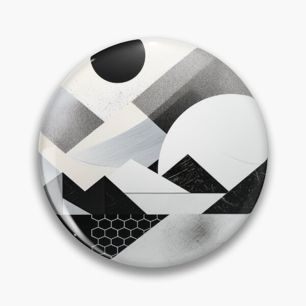 Item preview, Explore "Simplistic & Minimalistic Snowy Winter Alps" with Bauhaus Flair designed and sold by ArtificialGenes.