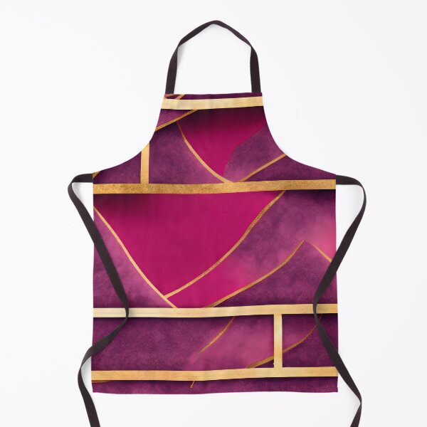 Item preview, Abstract, Geometric, Dark Pink, Hot Pink, Magenta, Pink, Gold, Art Deco designed and sold by Golden-Feathers.
